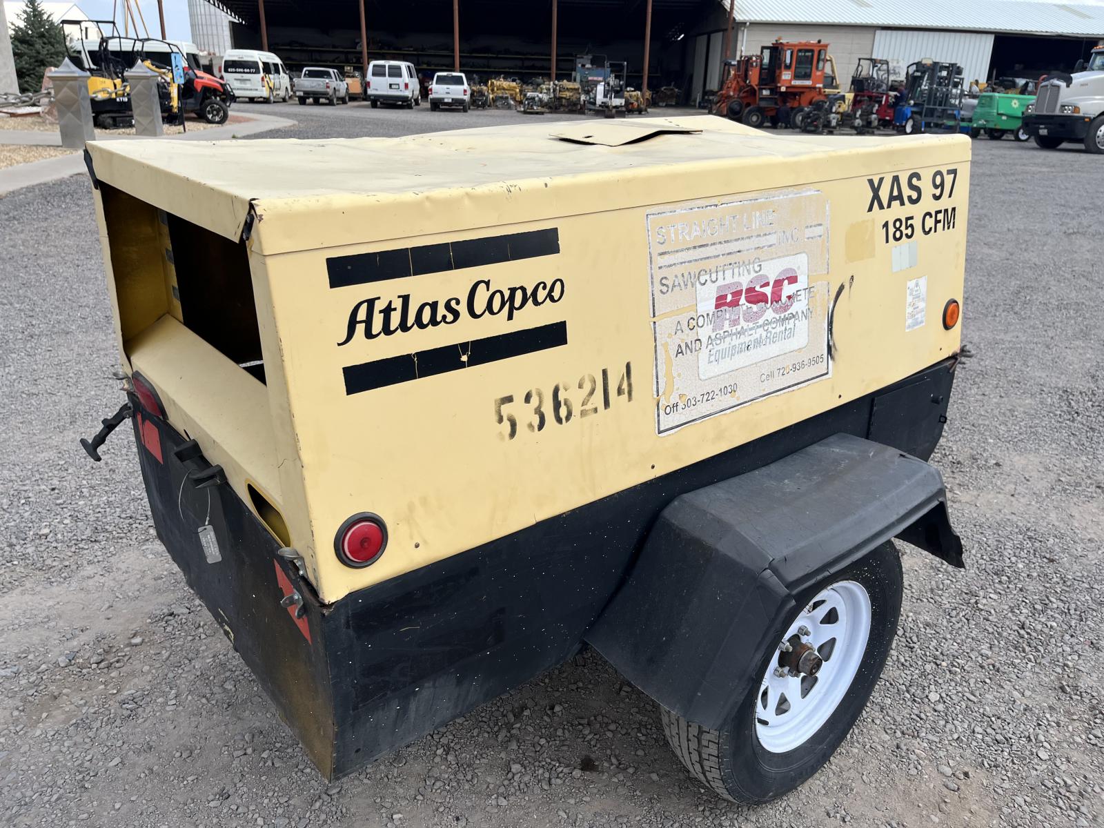 COMPRESOR DE AIRE ATLAS COPCO XAS185